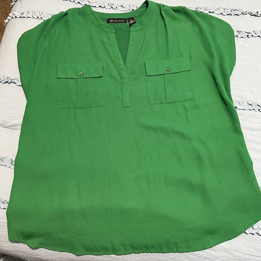 Green Cap Sleeve Too